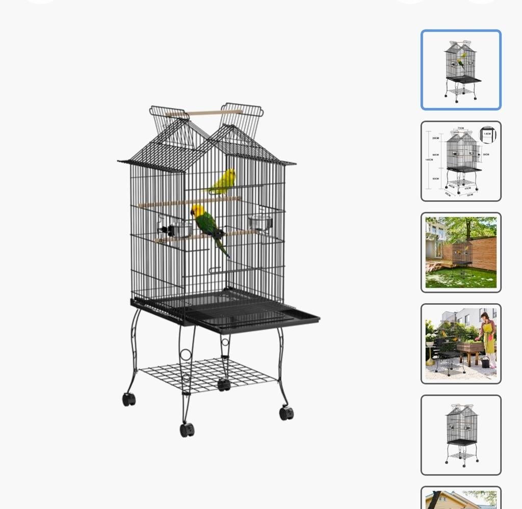 Nieuw in doos nog, grote vogelkooi te koop, Dieren en Toebehoren, Vogels | Hokken en Kooien, Ophalen, Nieuw, Metaal, Volière