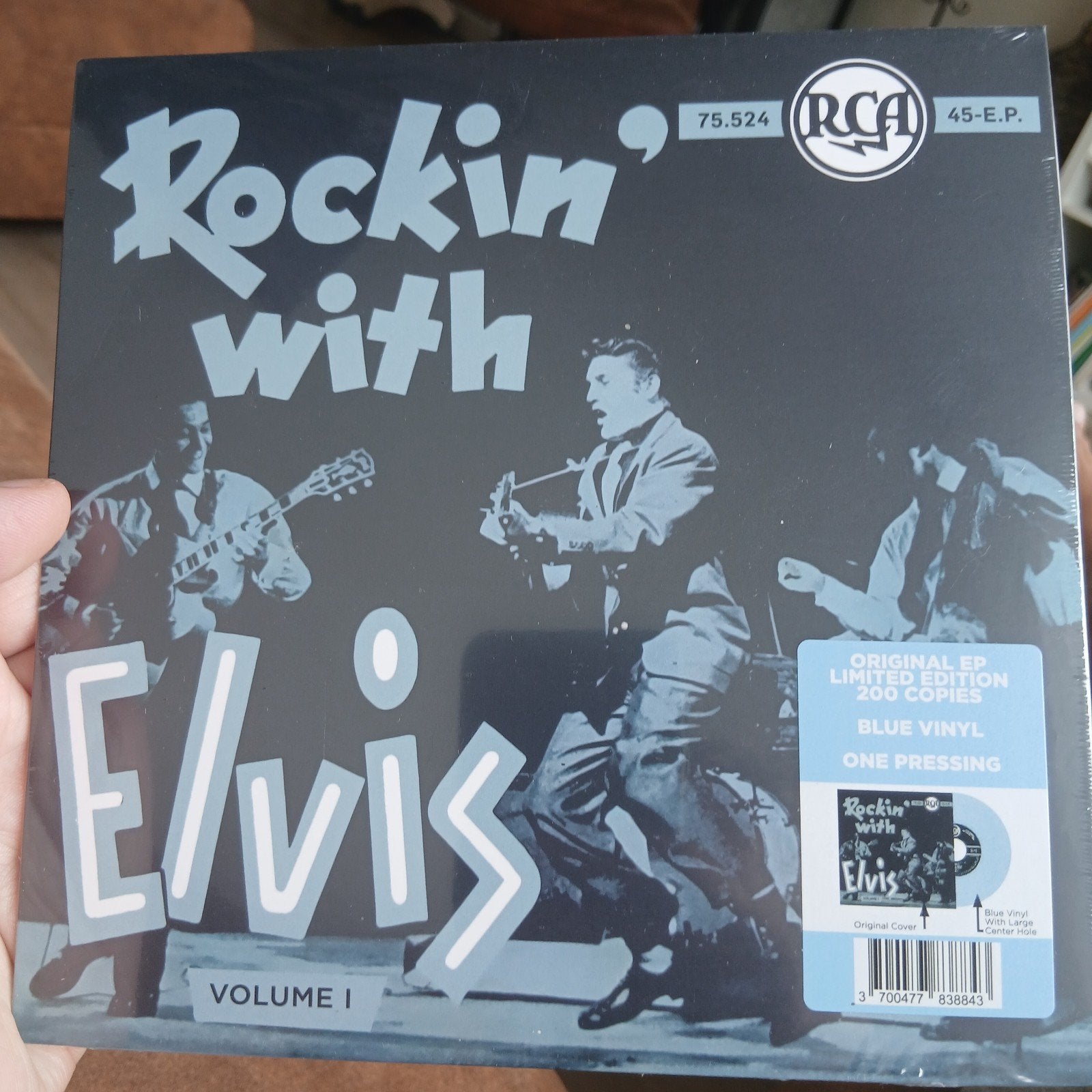 Elvis Presley - Rockin' with Elvis Volume I (Blauw Vinyl), Cd's en Dvd's, 7 inch, Geseald, Ophalen of Verzenden, Pop