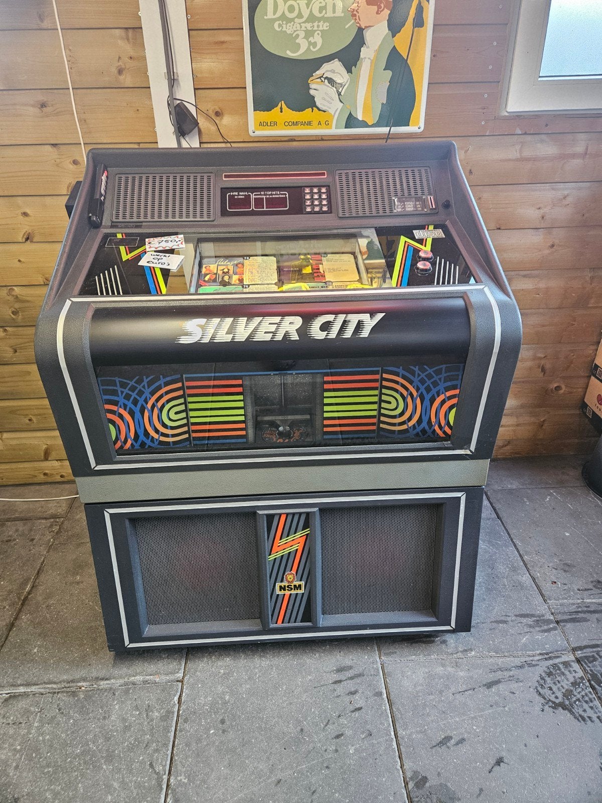 Goed spelende NSM Silver City cd jukebox €750,=, Ophalen, Gebruikt, Overige merken