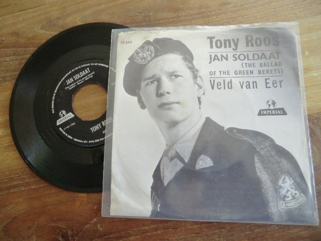 tony roos    jan soldaat/veld van eer, Cd's en Dvd's, Verzenden, Gebruikt, 7 inch, Levenslied of Smartlap