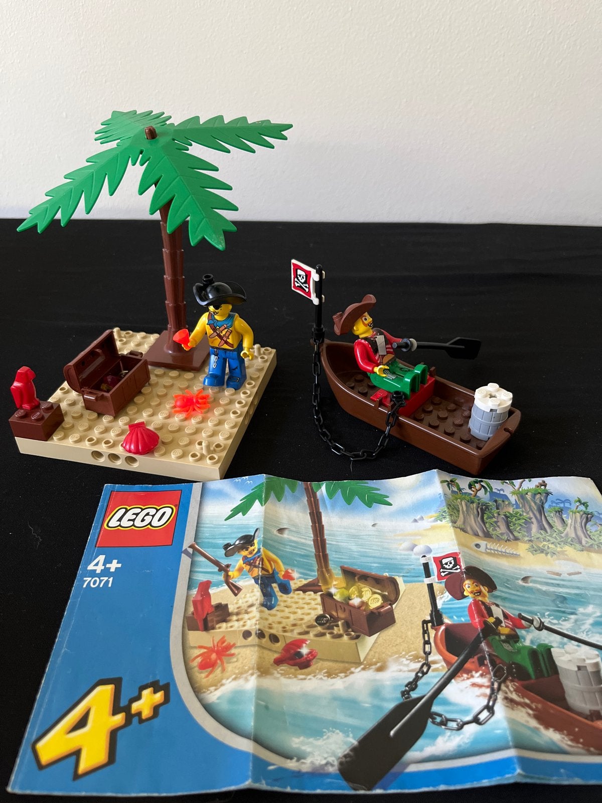 Lego 7071 Piraten Eiland met boekje, Gebruikt, Lego, Complete set, Inclusief instructies