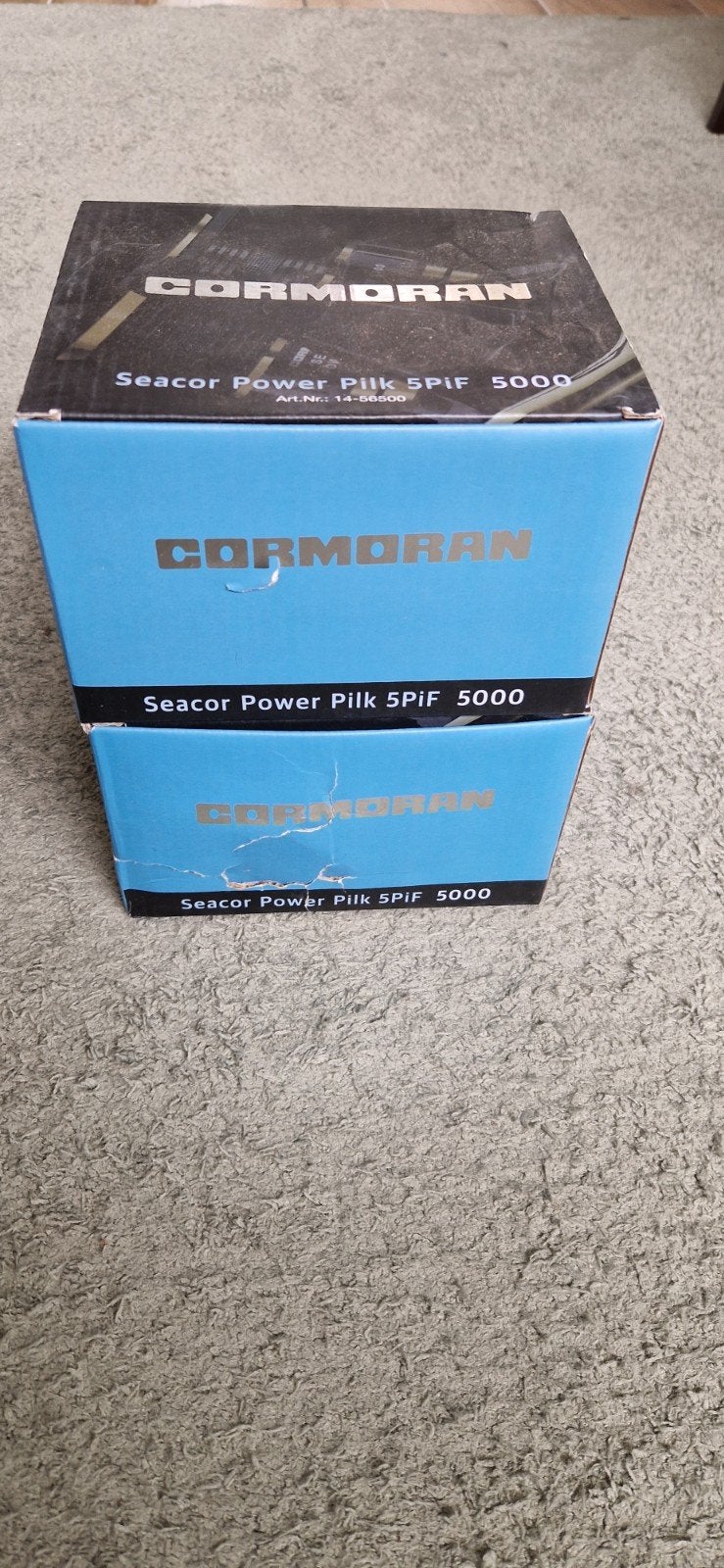 2 stuks Cormoran Seacor Power Pilk 5PIF 5000 Molen, Ophalen of Verzenden, Nieuw, Molen
