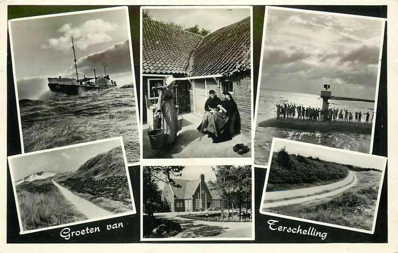 377-122-033 Terschelling, Verzenden, Voor 1920, Friesland