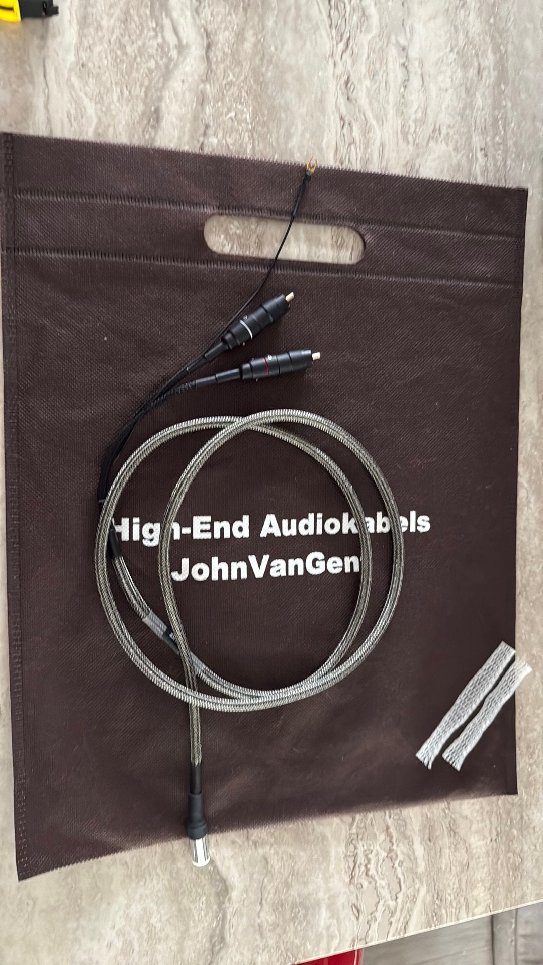 John van gent Phono ref.  silver 1.5 meter, Jvg, Info@senseofmusic.eu, Nieuw, Ophalen of Verzenden
