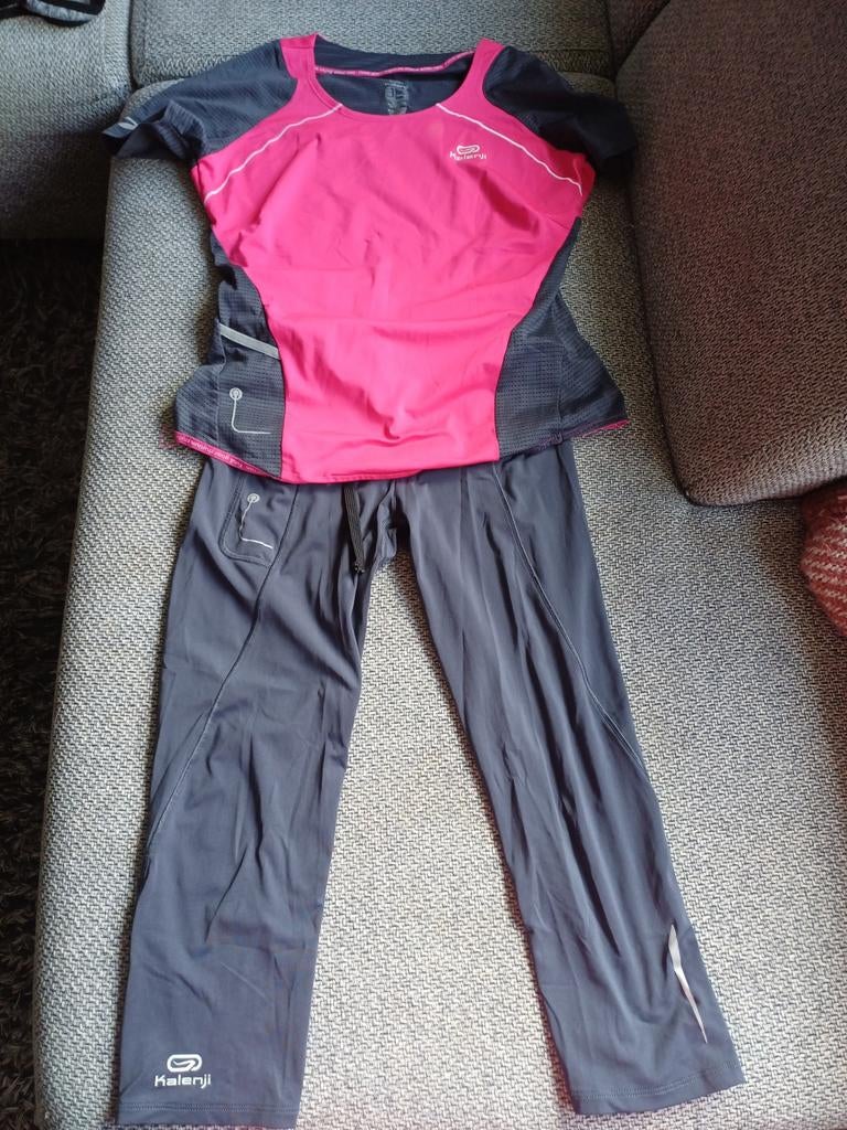 Sportsetje, Kalenji, Ophalen of Verzenden, Maat 36 (S), Grijs