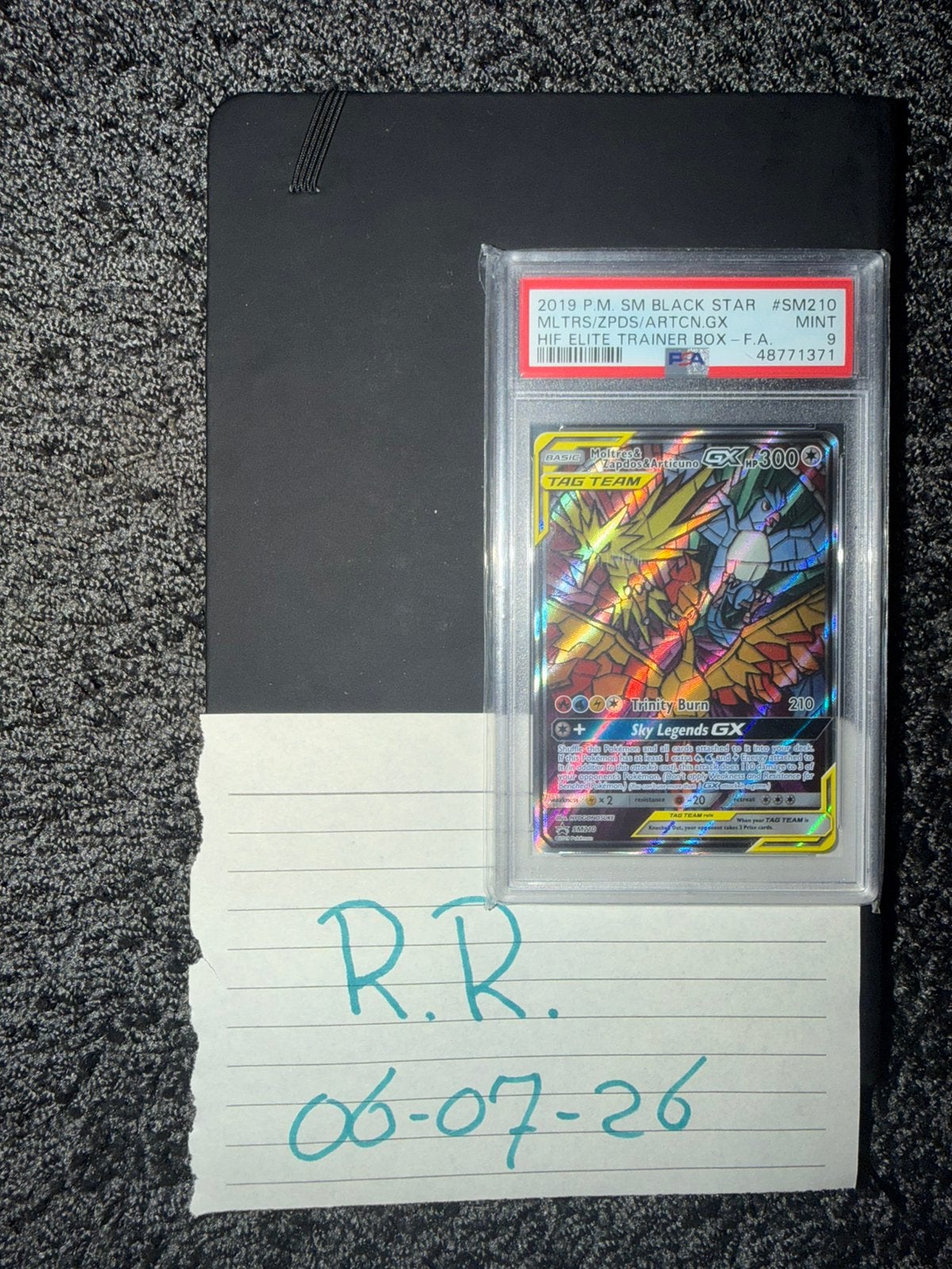 Pokémon kaart Moltres Zapdos Articuno PSA 9, Hobby en Vrije tijd, Verzamelkaartspellen | Pokémon, Ophalen of Verzenden, Zo goed als nieuw