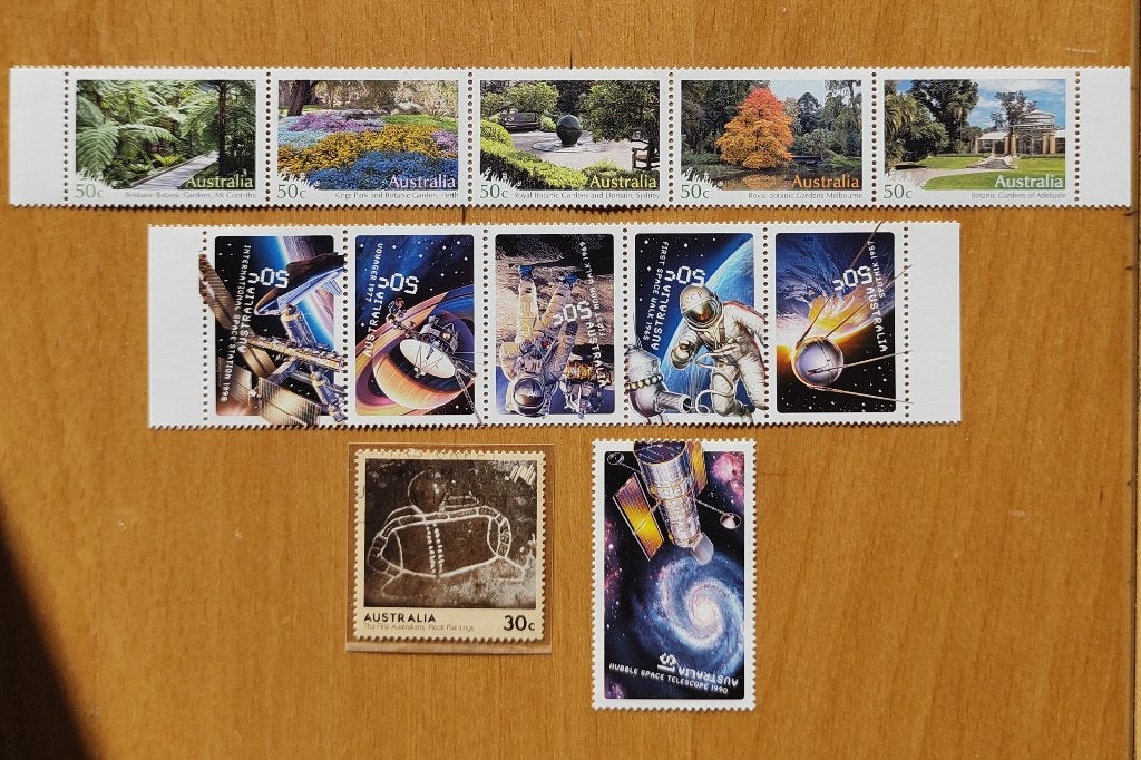 Verzameling Australische Postzegels + UNO Welterbe Boekje, Ophalen of Verzenden, Postfris