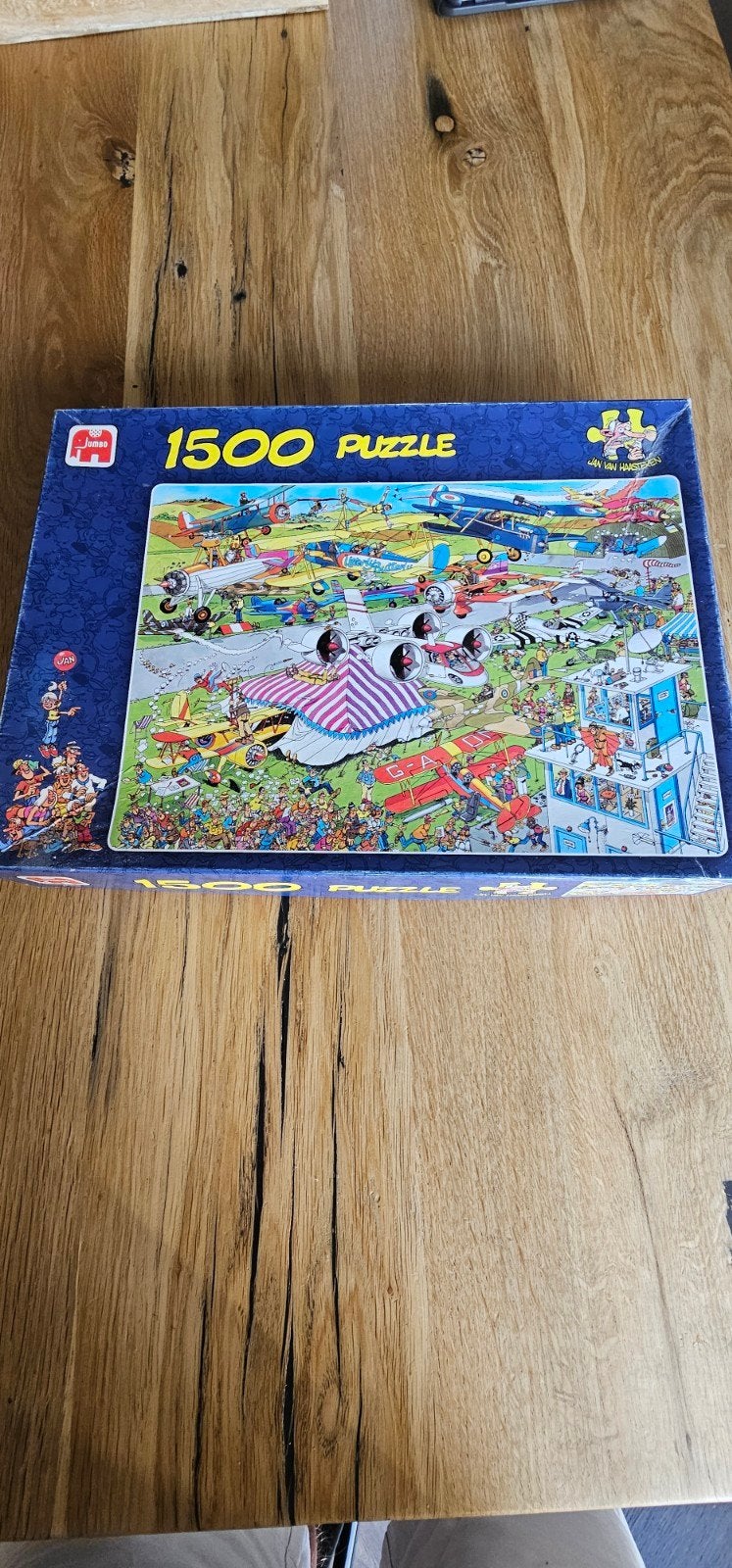 Jan van Haasteren -De vliegshow-, Ophalen of Verzenden, 500 t/m 1500 stukjes, Zo goed als nieuw, Legpuzzel