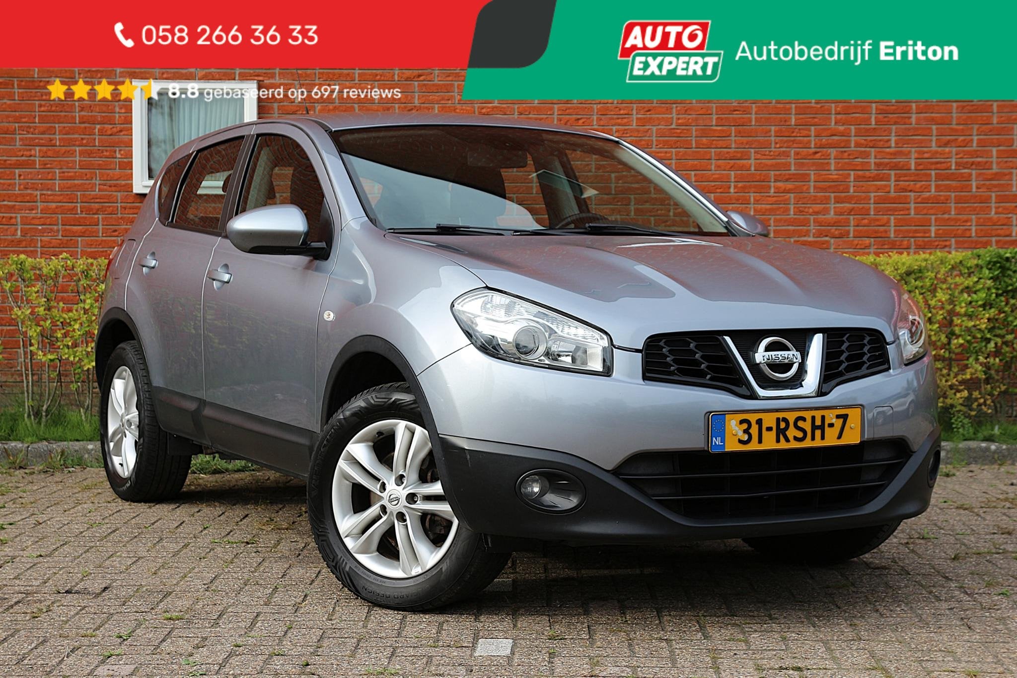 Nissan Qashqai 1.6 Acenta | NL-auto | 5 deuren | Climate con, Auto's, Voorwielaandrijving, Stof, Gebruikt, 4 cilinders
