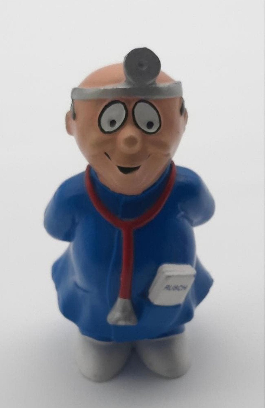 Vintage Schleich Dokter Rusch pvc figuur ca. 10cm, Ophalen of Verzenden, Zo goed als nieuw