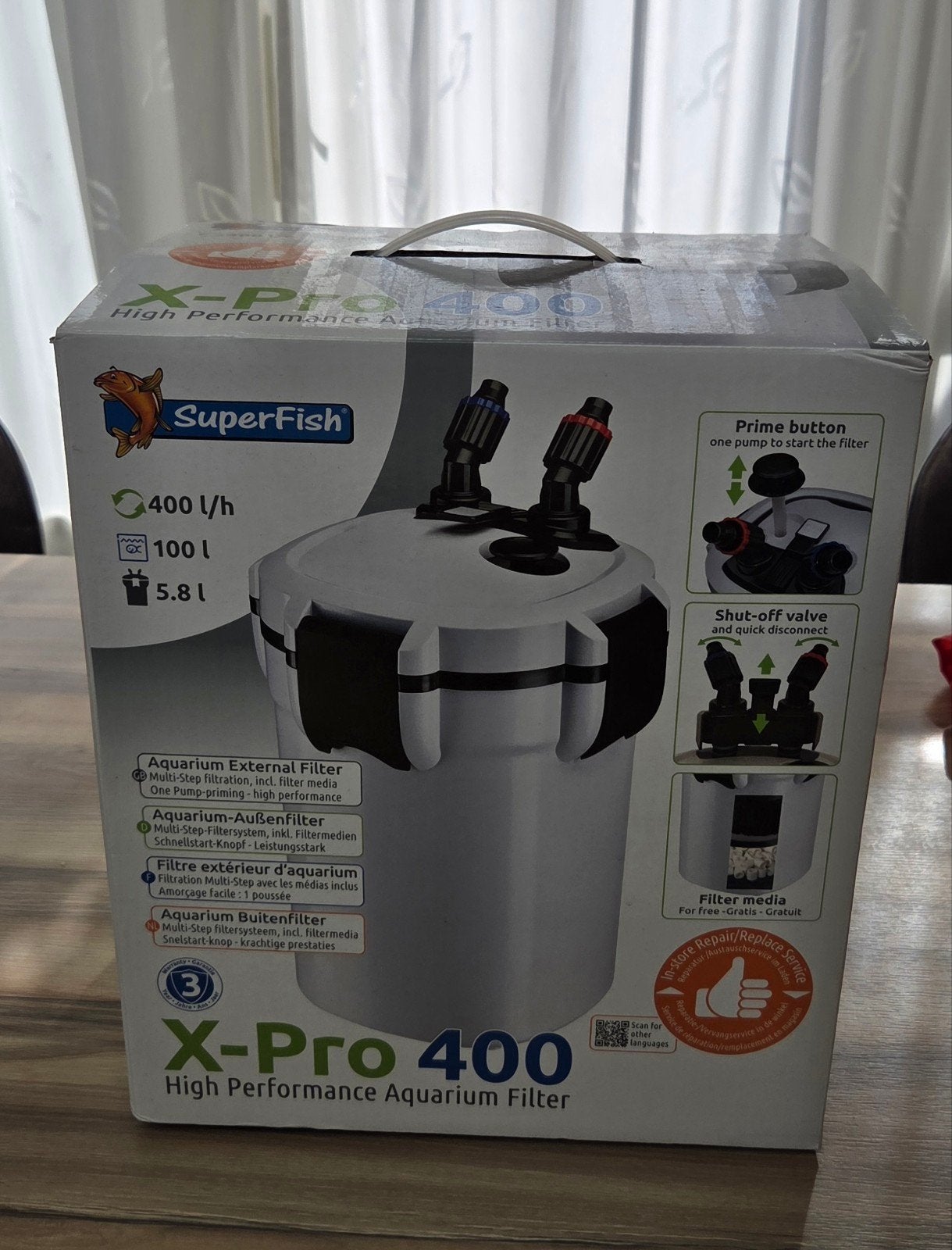 nieuwe aquarium pomp X-pro 400, Nieuw, Ophalen of Verzenden, Superfish, Inclusief slangen