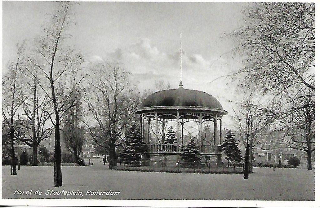 Rotterdam- -Karel de Stouteplein., Verzenden, 1940 tot 1960, Ongelopen, Zuid-Holland