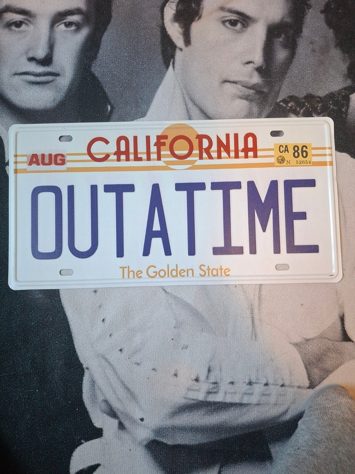 kenteken Back to the Future, Ophalen of Verzenden, Gebruikt