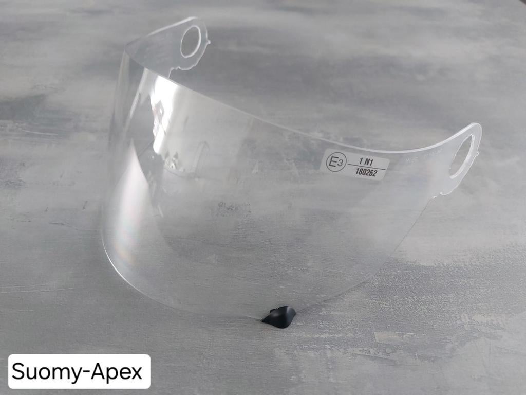 Vizier voor Suomy Apex helm - Helder, Motoren, Kleding | Motorhelmen, Ophalen of Verzenden, Nieuw zonder kaartje, Integraalhelm