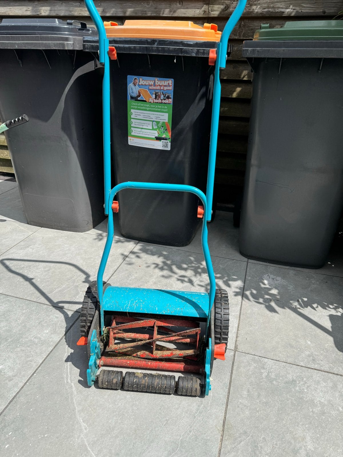 Gardena handgrasmaaier - Perfect voor een klein gazon, Tuin en Terras, Grasmaaiers, Ophalen, Gebruikt, Handgrasmaaier, 30 t/m 39 cm