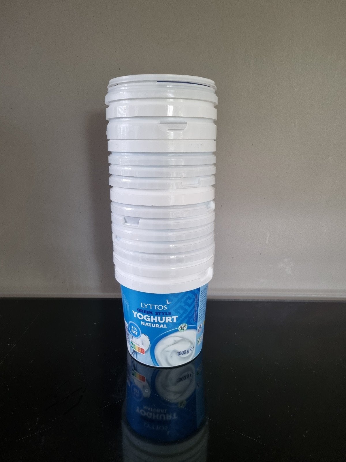 gratis 15 lege kwark bakjes + deksels, Ophalen