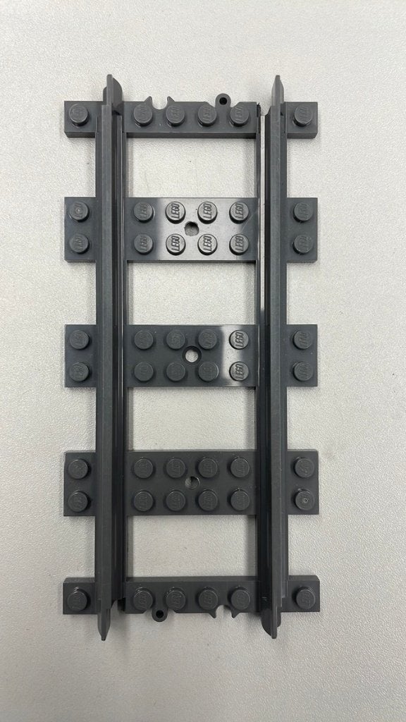 SB1898 Lego trein RC rails recht per stuk, Ophalen of Verzenden, Zo goed als nieuw