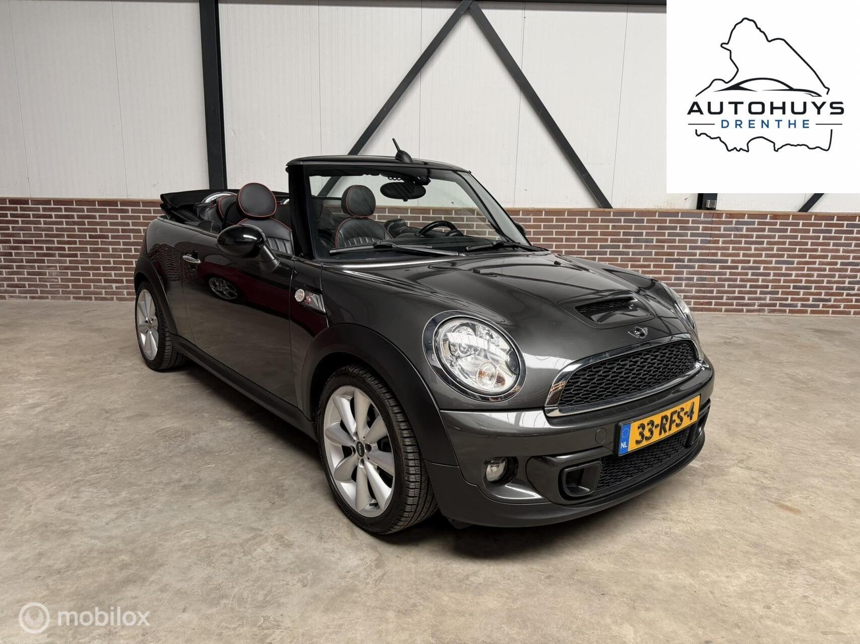 Mini Cabrio 1.6 Cooper S Chili Harman Kardon | Stoel Verwarm, Voorwielaandrijving, Euro 5, Gebruikt, Zwart