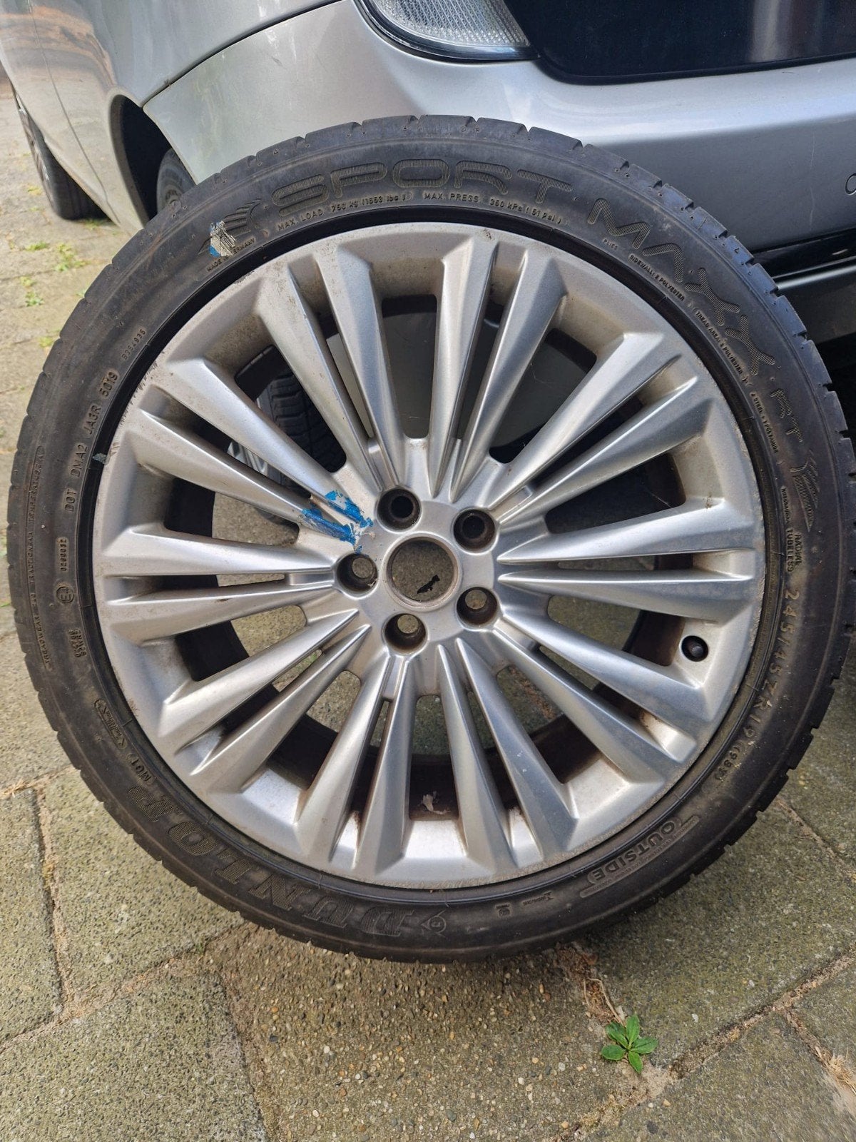 19 inch Jaguar XF Velgen met banden, Banden en Velgen, Personenwagen, Zomerbanden, Ophalen