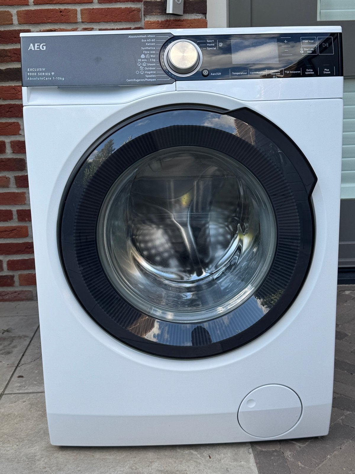 AEG Wasmachine 9000 serie 10KG Premuim model, Witgoed en Apparatuur, Ophalen, 1200 tot 1600 toeren, 8 tot 10 kg, Zo goed als nieuw