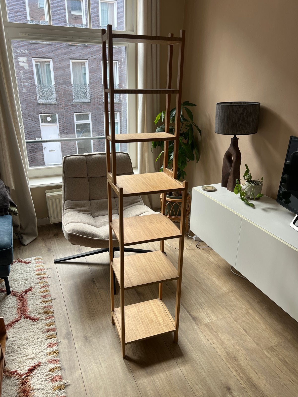 Ragrund Bamboe Stellingkast Ikea - Badkamer kast, Ophalen, (Half)hoge kast, Minder dan 50 cm, 200 cm of meer