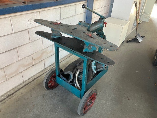 Hydraulische pijpenbuiger, Ophalen, Gebruikt