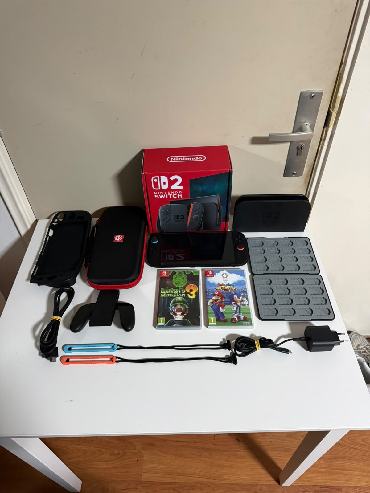 Nintendo Switch 2 + 2 Games & Veel Extras, Spelcomputers en Games, Ophalen of Verzenden, Zo goed als nieuw, Sport, 3 spelers of meer
