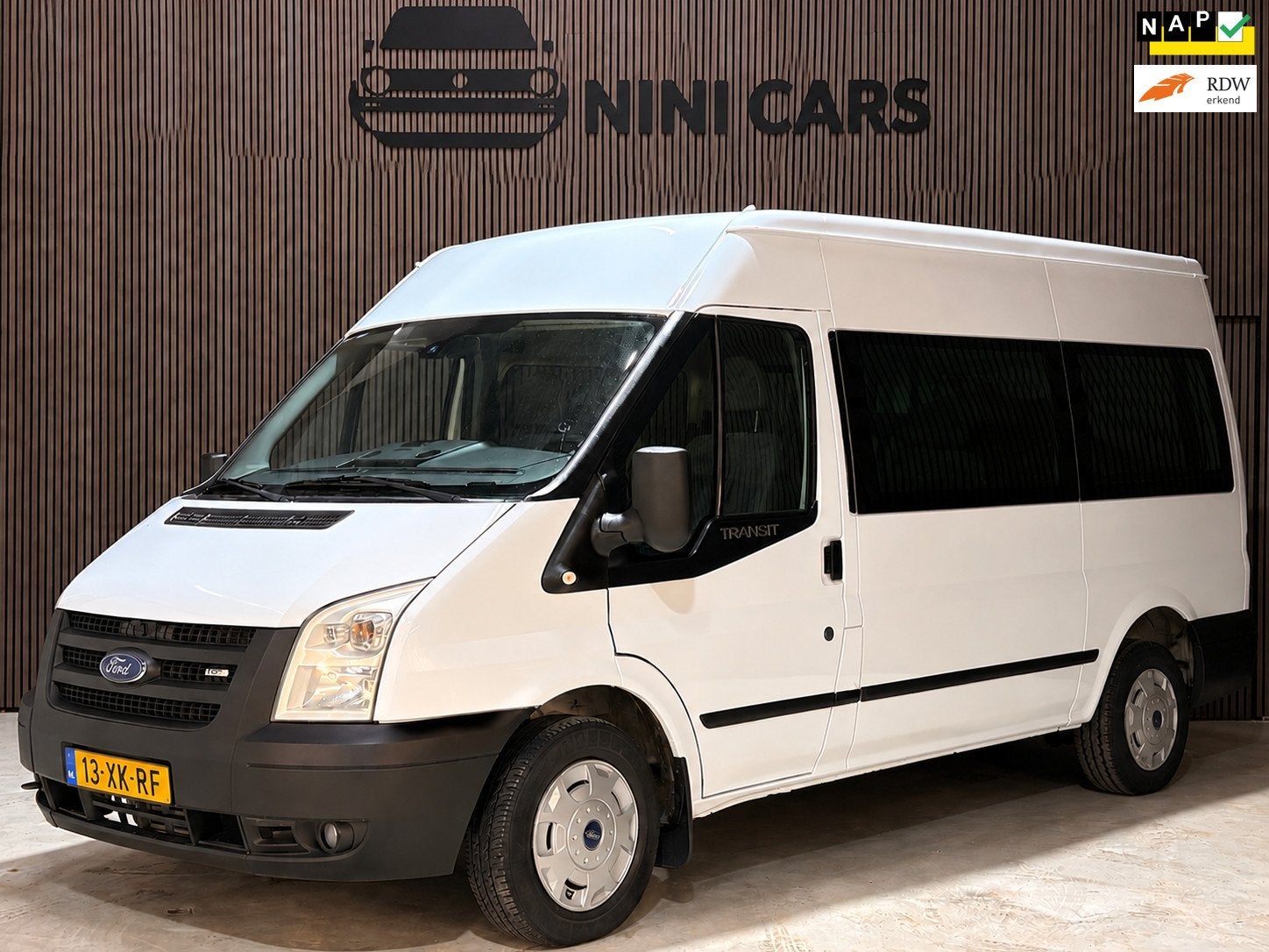 Ford Transit Kombi 280M 2.2 TDCI 9 persoons NAP, Dealer onderhouden, Gebruikt, Wit, Origineel Nederlands