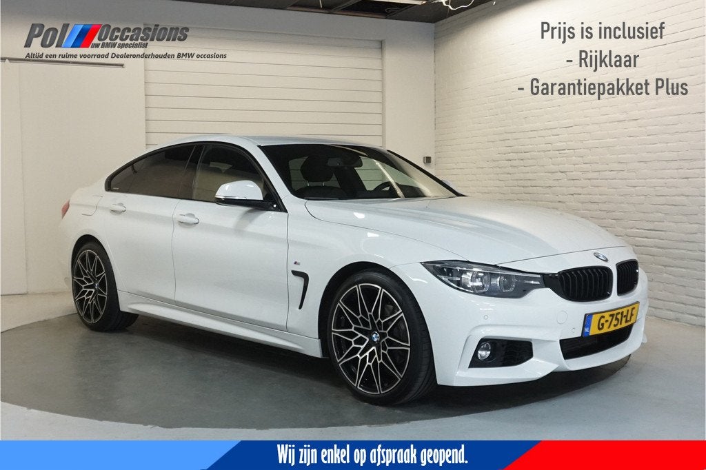BMW 4 Serie Gran Coupé 418i High Exec M-Pakket | Navig | De, Auto's, BMW, Bedrijf, Te koop, 4-Serie Gran Coupé, ABS, Airbags, Airconditioning