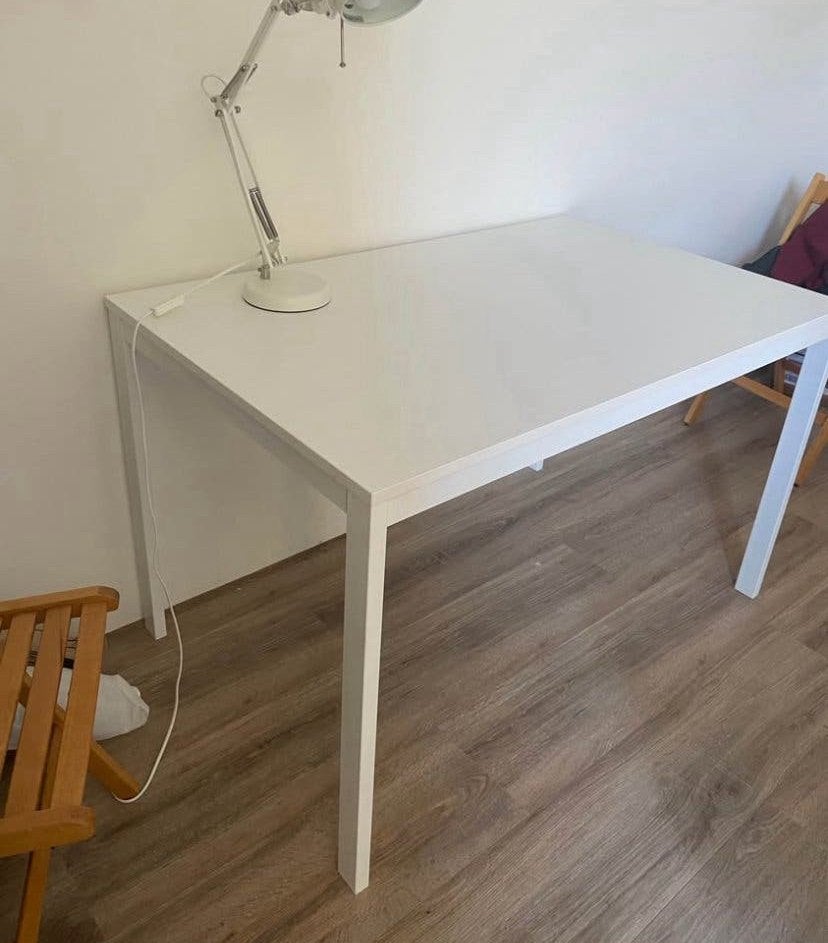 Ikea VANGSTA extendable table, Huis en Inrichting, Tafels | Eettafels, Ophalen, Zo goed als nieuw, Rechthoekig, 50 tot 100 cm