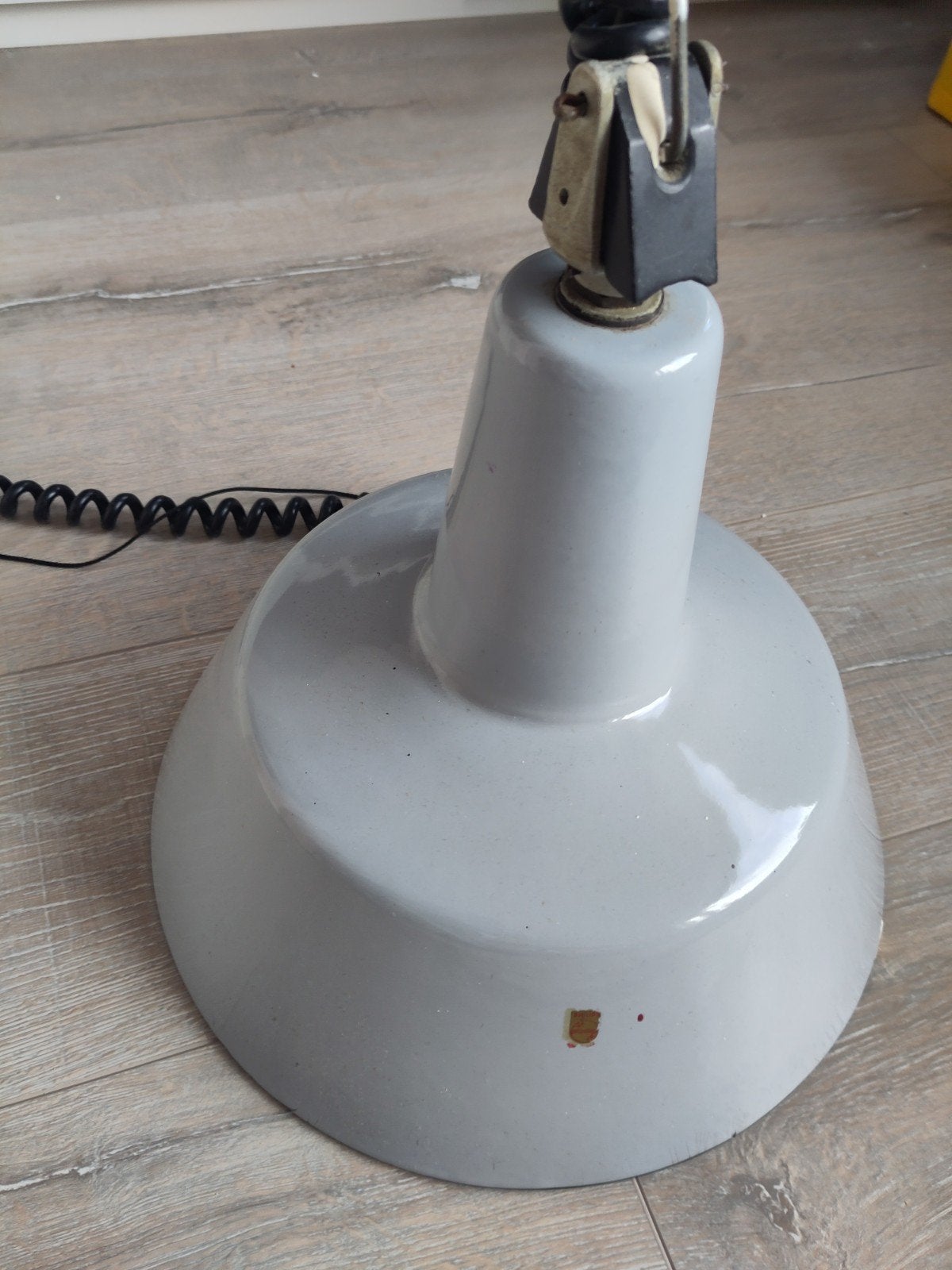 Lamp industriëel / Stations lamp, Ophalen of Verzenden, Gebruikt, Metaal, E27 (groot)