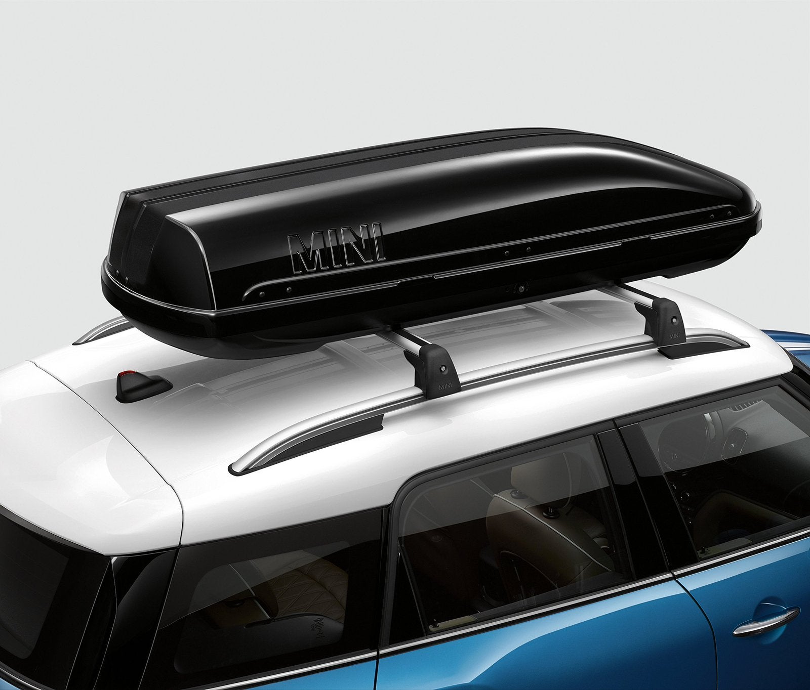 Originele MINI dakkoffer & dakdragers 320L, Auto diversen, Dakkoffers, Ophalen, Zo goed als nieuw