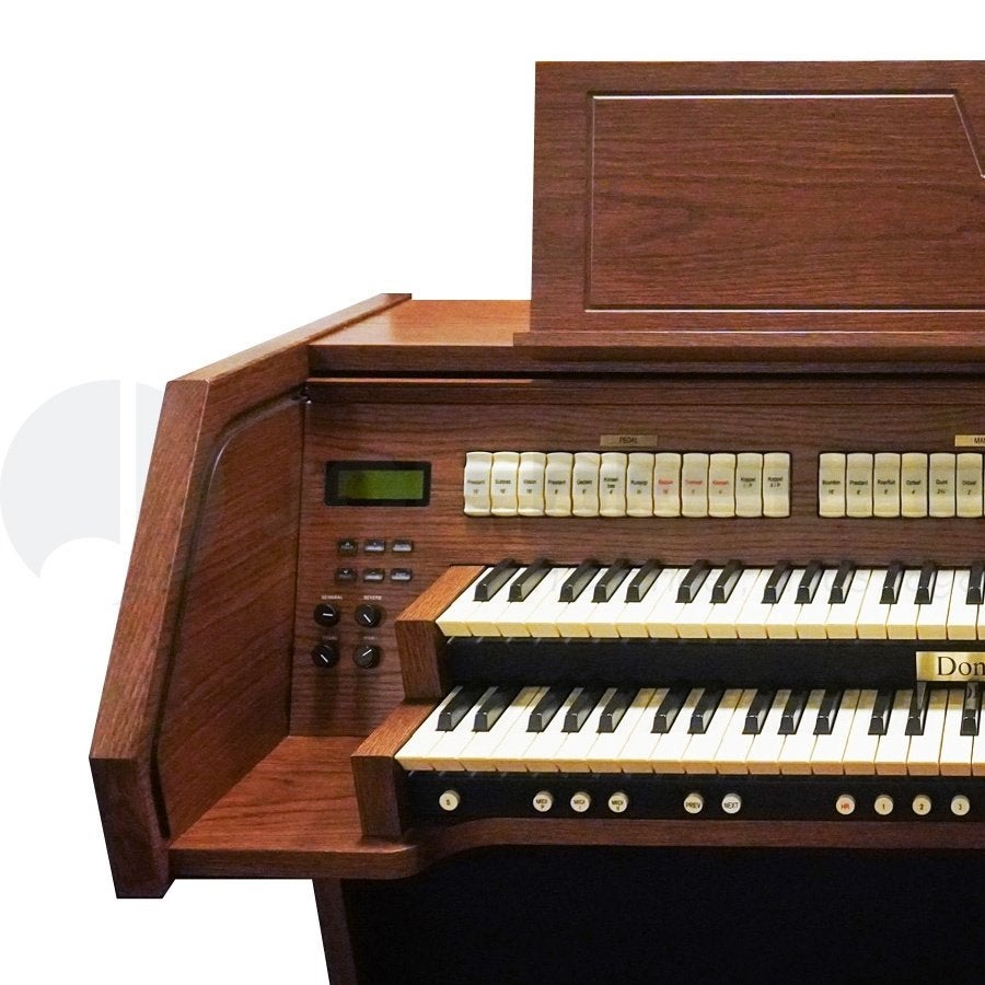 Domus Vivace 40 DLX Donker Eiken, 2 klavieren, Ophalen of Verzenden, 3364 AE, Info@johdeheer.nl