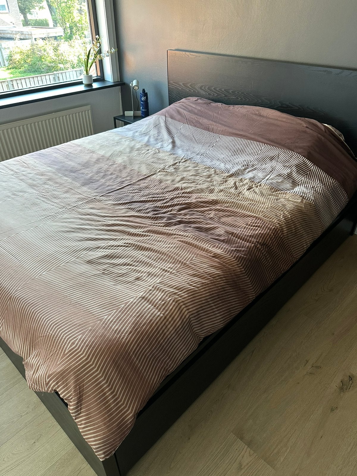 Ikea Malm bed 160x200cm GRATIS, Ophalen, Gebruikt, Zwart, Tweepersoons