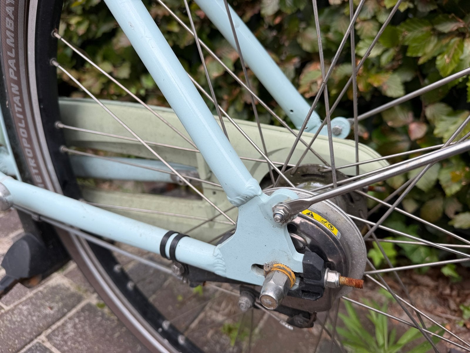 Foto 9 van Gazelle Miss Grace Damesfiets - mintgroen