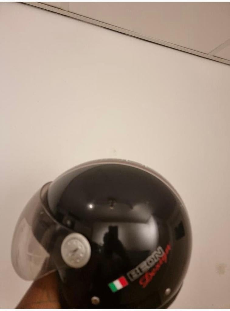 Beon Design scooterhelm zwart, maat XXL, Fietsen en Brommers, Brommerhelmen, Ophalen of Verzenden, Gebruikt, Extra large of groter