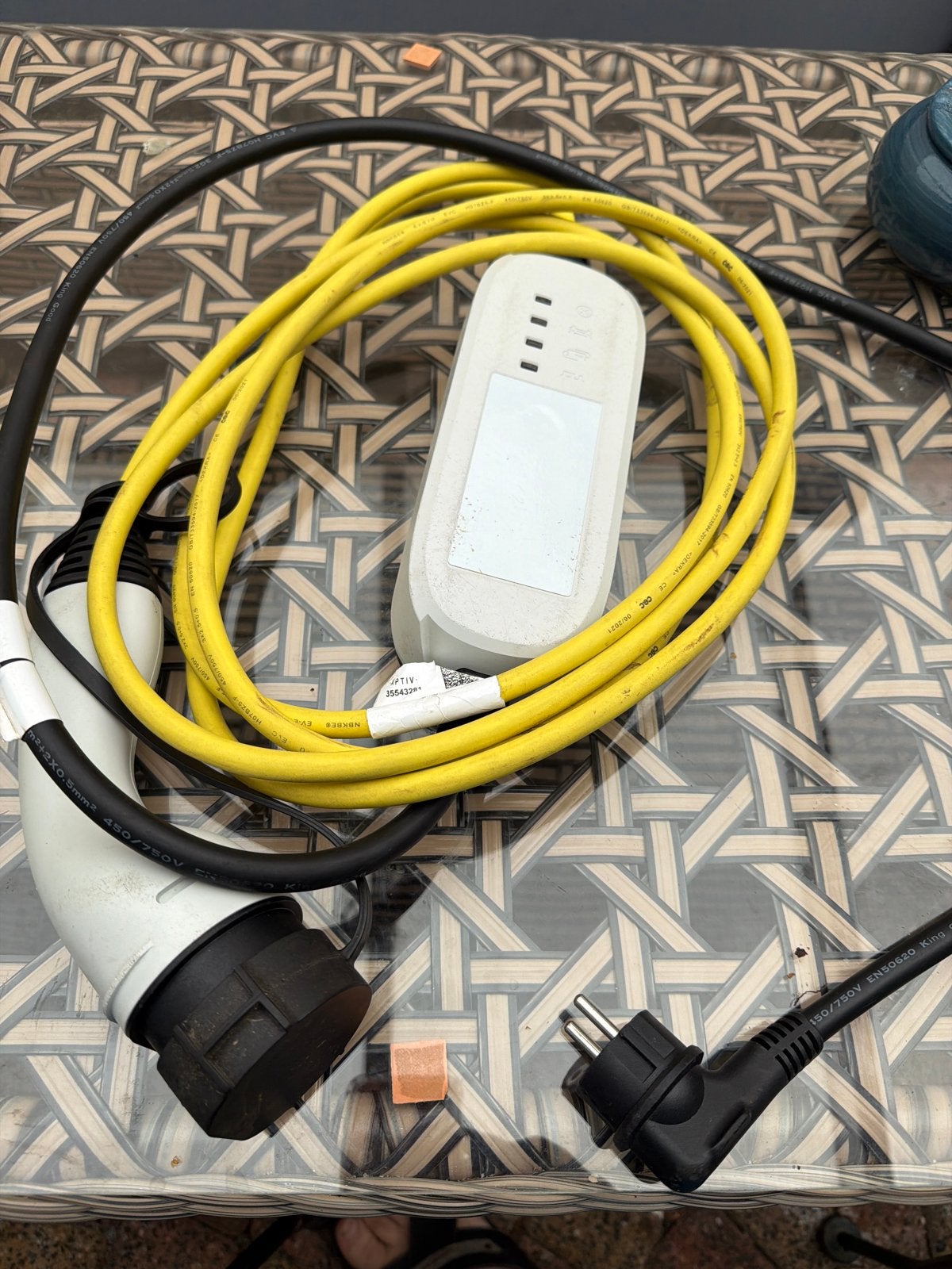 Aptiv EV Laadkabel Type 2 naar Schuko (Mode 2), Ophalen of Verzenden, Gebruikt, Universele onderdelen