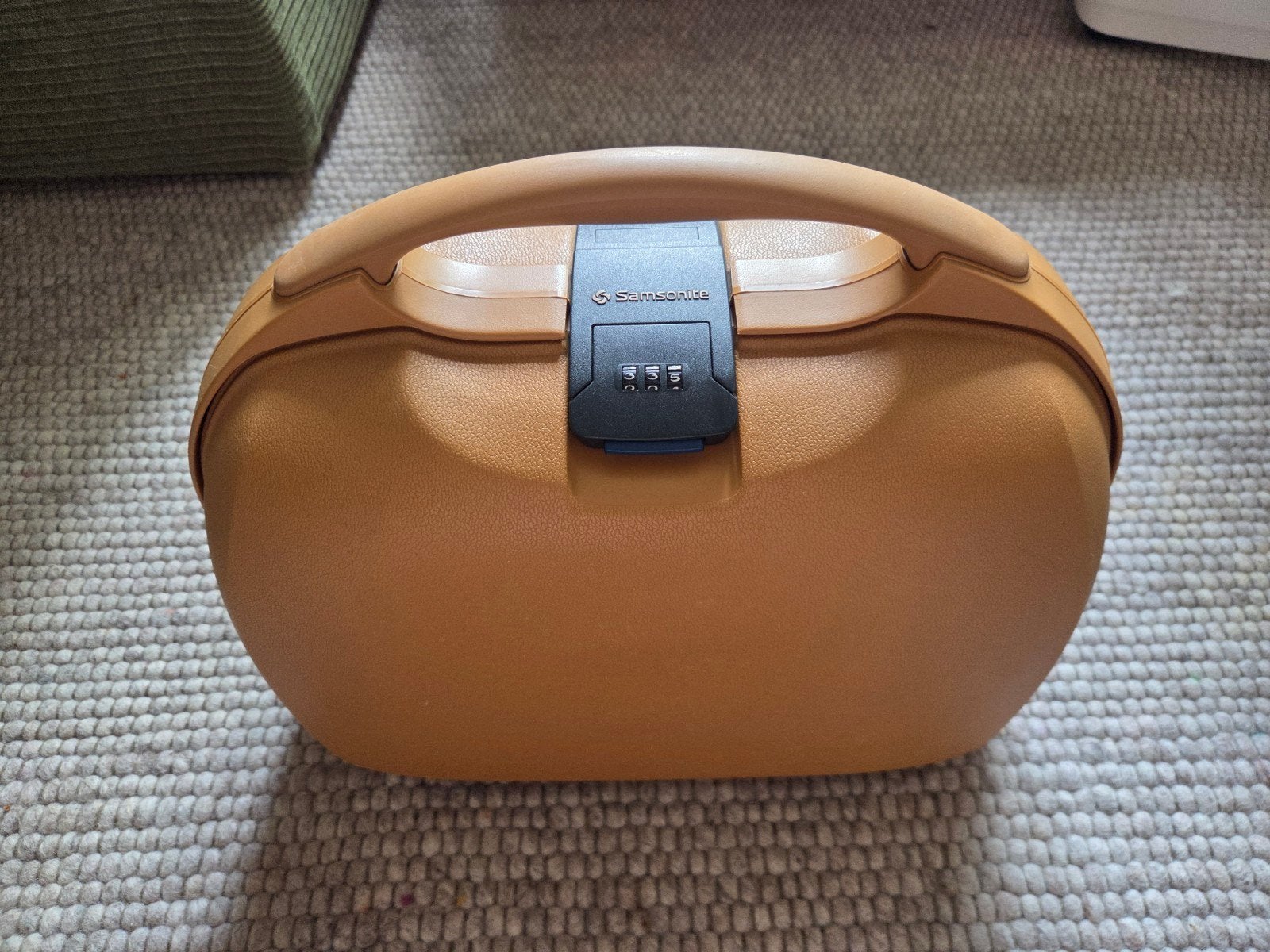 Samsonite Beautycase met cijferslot, Sieraden, Tassen en Uiterlijk, Beautycases, Gebruikt, Beige, Met slot, Ophalen of Verzenden