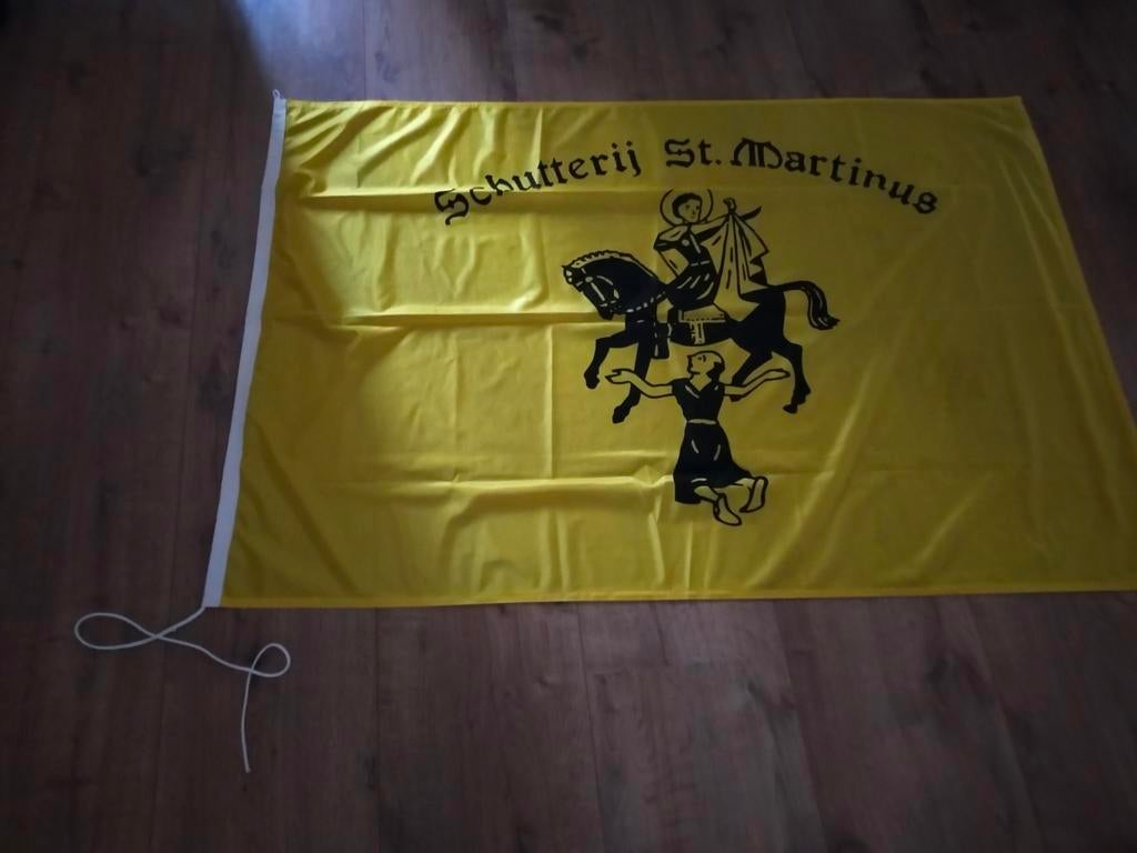 VLAG Schutterij st martinus 145x80 cm izgs, Ophalen of Verzenden
