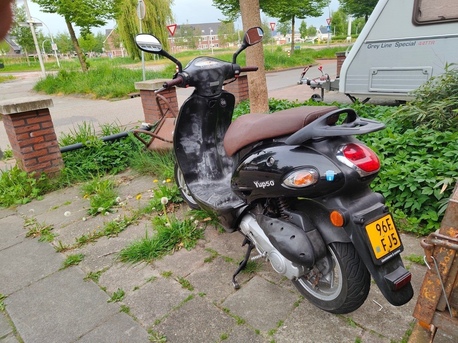 Kymco Yup 50 2-takt - Start niet,, Fietsen en Brommers, Scooters | Kymco, Ophalen, Tweetakt, Gebruikt, Maximaal 45 km/u