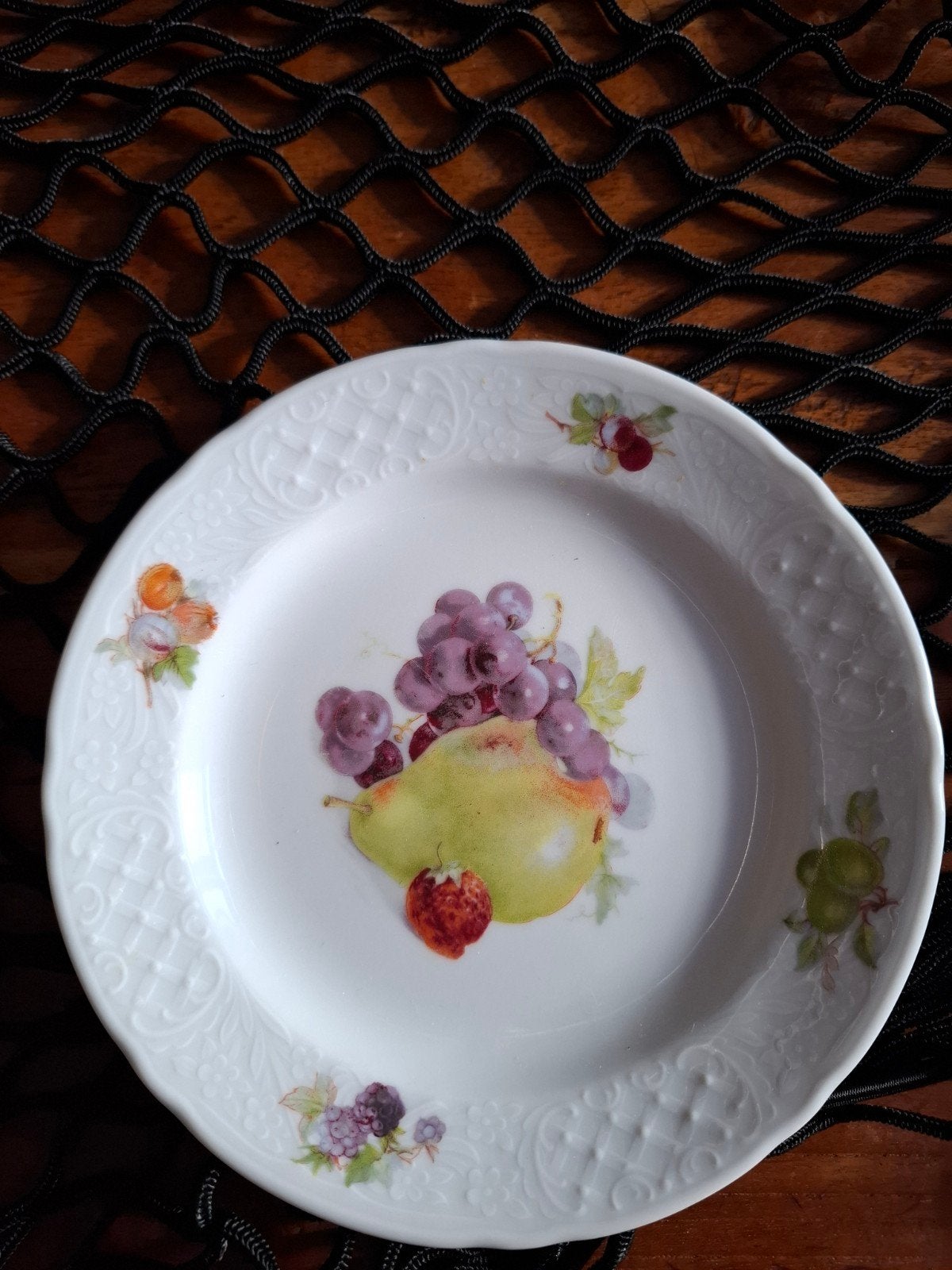 Antiek Schumann Germany Fruitbordje - Sinds 1881, Antiek en Kunst, Antiek | Servies los, Ophalen of Verzenden