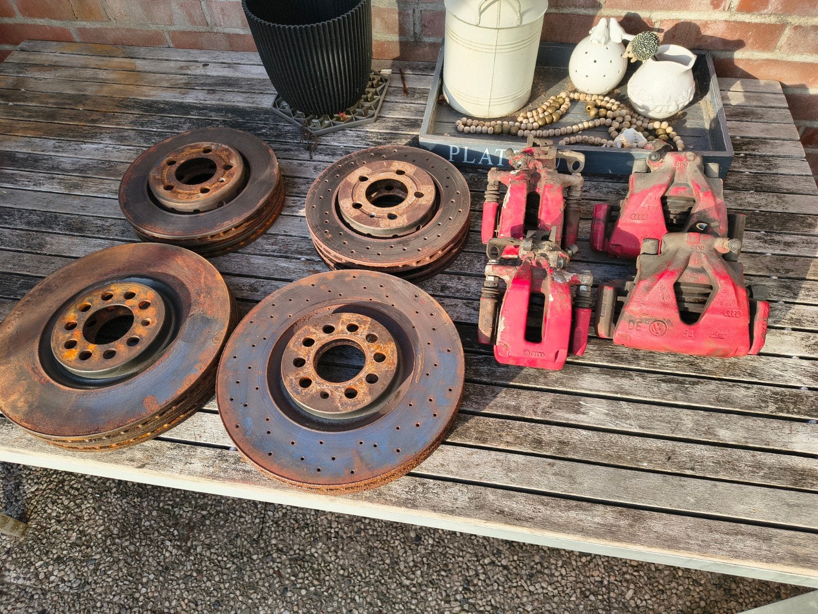 VAG 312/256 Remmen Upgrade (Golf 4 / A3 / Leon - 5x100), Auto-onderdelen, Ophalen, Nieuw, Audi