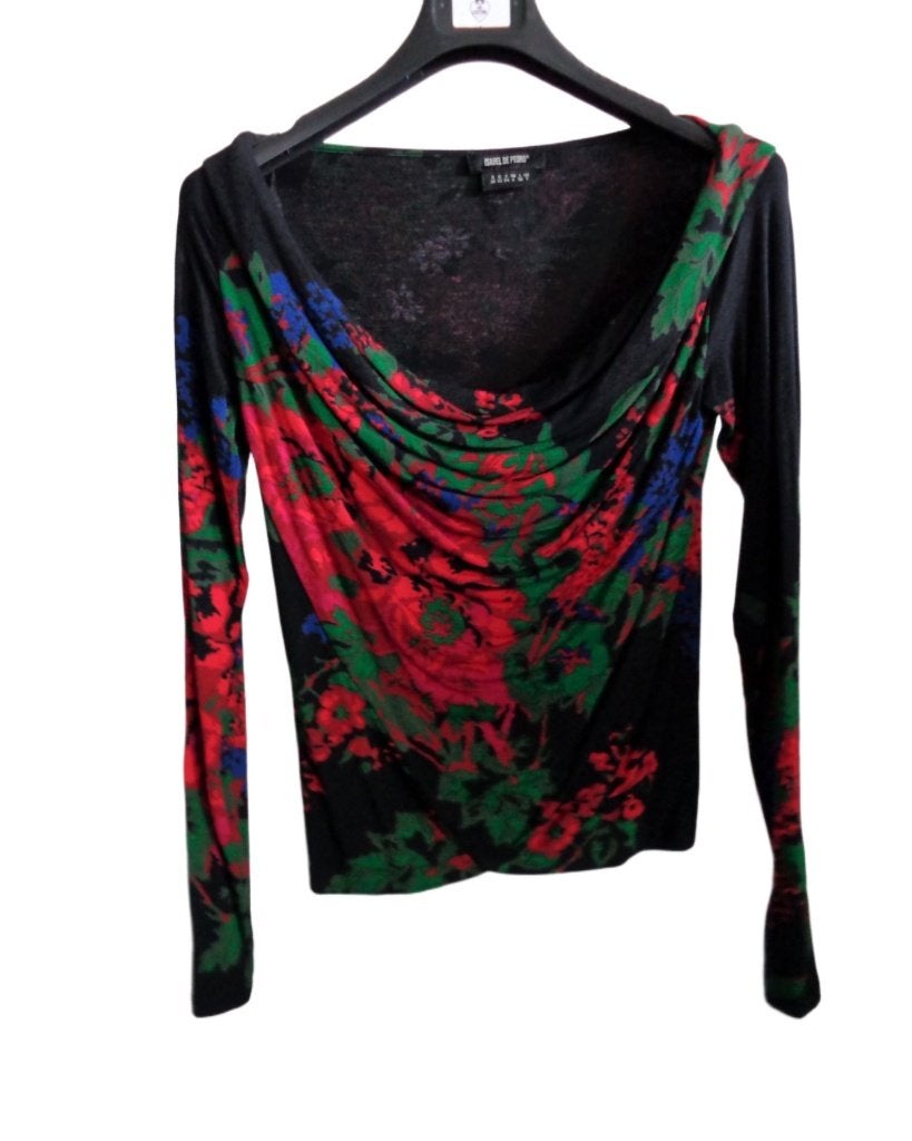 Isabel de Pedro exclusieve longsleeve viscose maat 36, Ophalen of Verzenden, Zo goed als nieuw, Maat 36 (S), Lange mouw