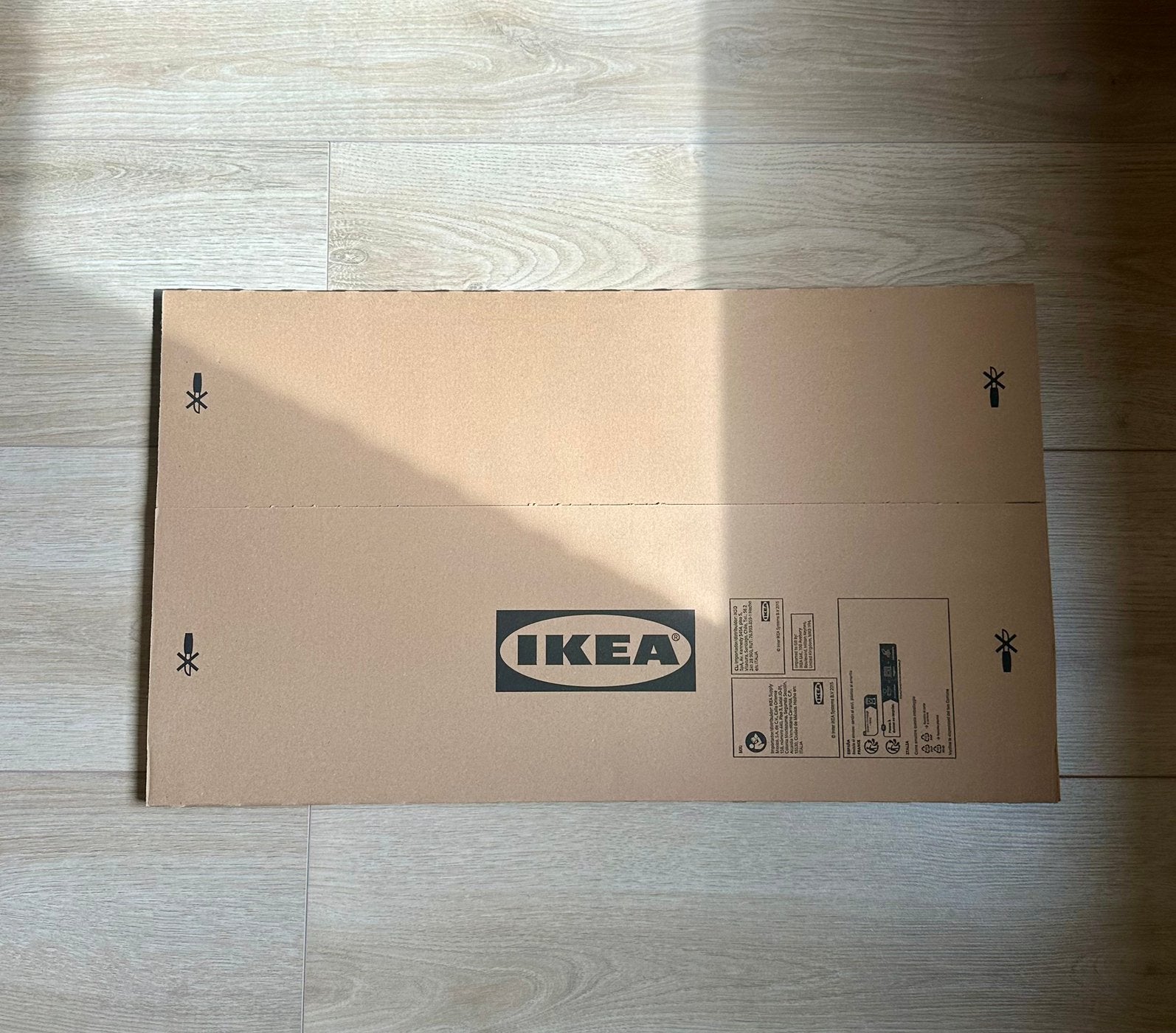 3x IKEA LAPPVIKEN deur | 3x scharnierset | zwartbruin, Ophalen of Verzenden, Nieuw