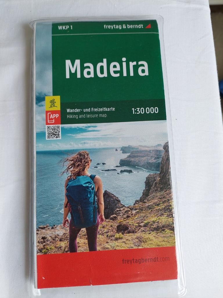 Wandelkaart Madeira, Overige merken, Fiets- of Wandelgids, Europa, Ophalen of Verzenden