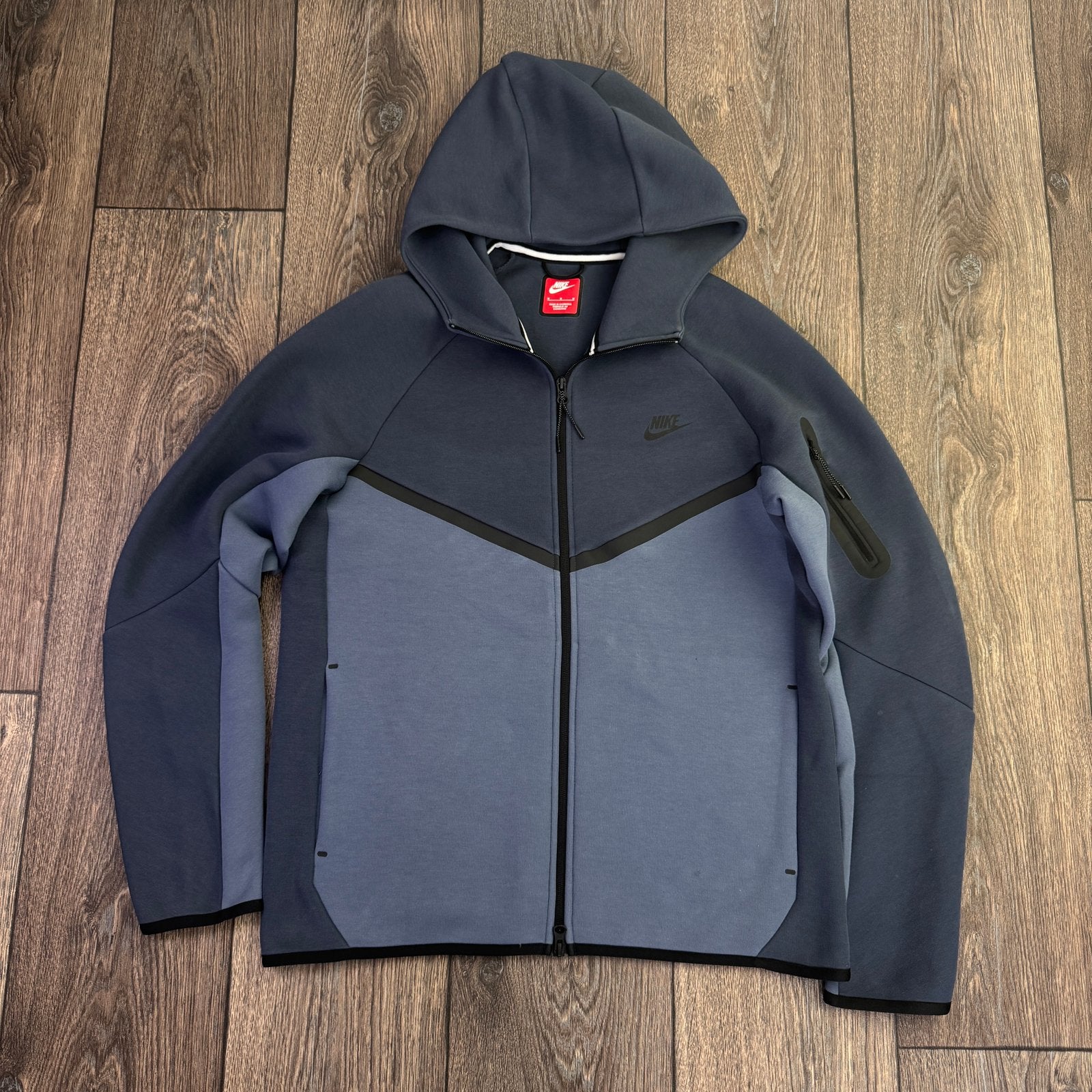 Nike Tech Fleece Vest 2024 | Maat M | Navy Blauw | Q065, Kleding | Heren, Ophalen of Verzenden, Zo goed als nieuw, Maat 48/50 (M)