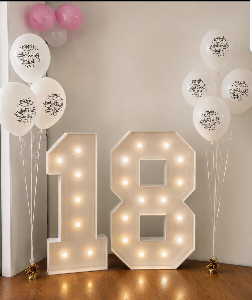 Bijna 18 jaar? Huur bij ons dan je lichtcijfers!, Ophalen, Zo goed als nieuw, Geboorte of Huwelijk