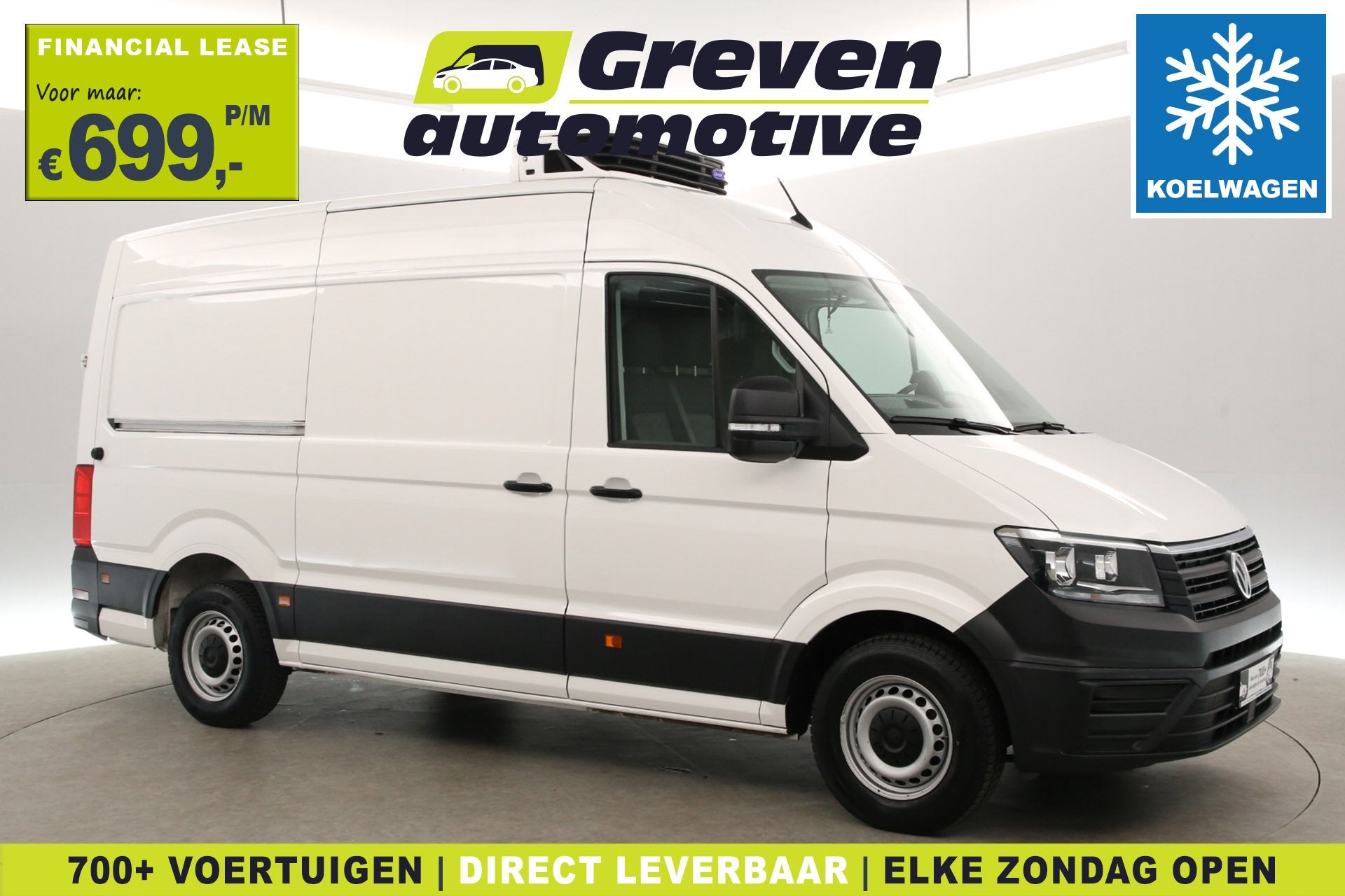Volkswagen Crafter 2.0 TDI L3H3 | Koel/vrieswagen -20 | 30, Voorwielaandrijving, Stof, Gebruikt, Euro 6