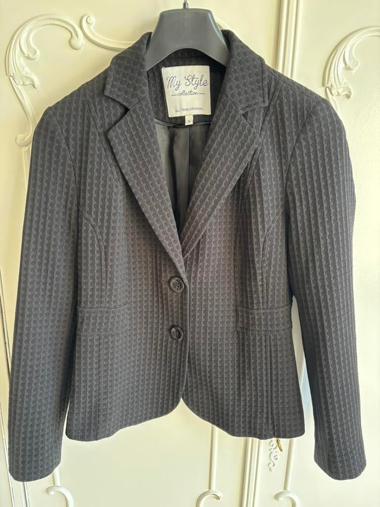 Nieuw zwart jasje merk My Style maat 36, Kleding | Dames, Zwart, Nieuw, Ophalen of Verzenden, Jasje