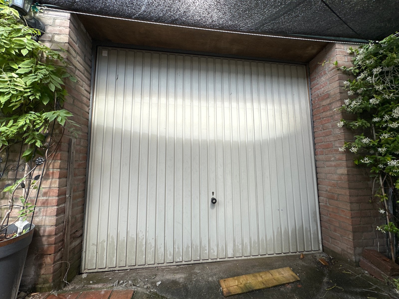 Hormann garagedeur, Ophalen, Gebruikt, 120 cm of meer, Garagedeur